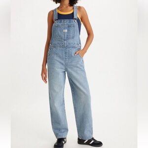 Levis Vintage Light Blue Denim Overalls
